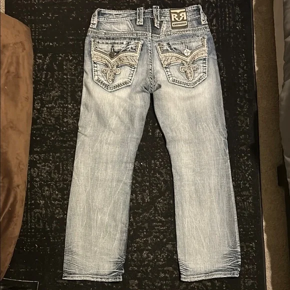 Rock Revival Blue Jeans